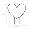 Relaxdays Supporto a forma di cuore in metallo per piante Anteprima dell’immagine prodotto 4