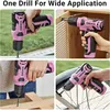 Werkzeugkoffer bestückt 126-teilig Rosa mit 8V Produktbild-Vorschau 3