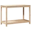 Design Pflanztisch mit Ablage 108x50x75 cm Massivholz Produktbild-Vorschau 2