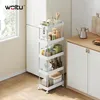 WOLTU Rollwagen 5 Ebenen, Küchenwagen, aus Kunststoff, Produktbild-Vorschau 2