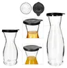 6x MIA MISURA Wein-Karaffe mit Deckel schwarz 0,5L & 1L Produktbild-Vorschau 8