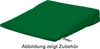 A green wedge cushion is shown on a white background. Produktbild-Vorschau