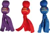 Three Kong Wubba dog toys in different colors (purple, red, and blue) are displayed against a white background. Podgląd zdjęcia produktu