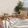 Tappeto da esterno Tapiso PATIO rotondo, moderno, beige, Anteprima dell’immagine prodotto 3