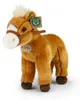 Cheval en peluche marron debout 30 cm ECO-FRIENDLY Voir les images du produit 6