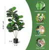Künstliche Geigenfeige (Ficus Lyrata) 120 cm – Täuschend Produktbild-Vorschau 4