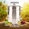Parný odšťavovač AREBOS, 15 l, tlakový hrniec, nerezová Náhľad obrázku produktu 4