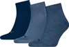 12 Paar Uni Puma Quarter kurze Sportsocken in Denim Blau Produktbild-Vorschau 2