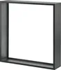 Kaminholzregal Firewood schwarz 155x155x35 cm Produktbild-Vorschau 1