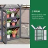 Szkółka Outsunny mini szklarnia 3-poziomowa z uchylnym Podgląd zdjęcia produktu 6