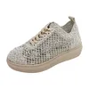 Mustang Damen Sneaker Court Makramee Blumen Netzstruktur Produktbild-Vorschau 18