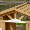 Kinderspielhaus aus Holz Spielhaus Outdoor mit Tür, Fenster Produktbild-Vorschau 8