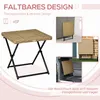 Outsunny Beistelltisch Gartentisch Klapptisch klappbar Produktbild-Vorschau 4