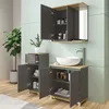 Koupelnový nábytek Vicco Livia Antracit/dub 3 kusy, s midi Náhled obrázku produktu 8