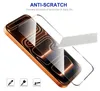 A screen protector is shown being applied to a smartphone. Produktbild-Vorschau