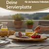 LS-LebenStil XXL Servierplatte Drehteller Akazie 40cm Produktbild-Vorschau 5
