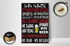 Holzschild Spruch 12x18cm Bar rules Bier my bar my rules Produktbild-Vorschau 3