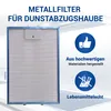 Metallfilter 2x passend wie Whirlpool 480122102168 Produktbild-Vorschau 2