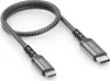 deleyCON 0,30m USB-C auf Micro USB Kabel Kurz (Ladekabel Produktbild-Vorschau 1