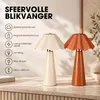 Mica Decorations Meera Tafellamp Beige Keramiek - Geschikt Productafbeelding-voorbeeld 2