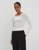 Someday Rundkragen Langarmshirt weiß weiß 2002-10-00332 Produktbild-Vorschau 11