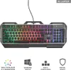 Trust GXT 856 Torac Tastatur USB QWERTZ Deutsch Schwarz Produktbild-Vorschau 5