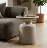 Bočný stolík Mauro Ferretti Fush Ø 40x47 cm biely Náhľad obrázku produktu 8