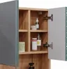 Szafka z lustrem w łazience Vicco Irma Zielony/złoty dąb 54 Podgląd zdjęcia produktu 6