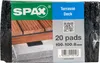 SPAX Decking Pads nero 100x100x8 mm Anteprima dell’immagine prodotto 4