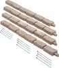 VEVOR Rasenkante in Steinoptik 4er-Set, 1180x95x57 mm Produktbild-Vorschau 1
