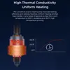 A close-up illustration of a 3D printer hotend with a graph showing temperature rise over time. Náhled obrázku produktu