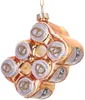 A glass ornament shaped like a six-pack of beer cans. Náhled obrázku produktu