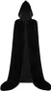 JustValue Mantello nero con cappuccio – 170 cm – Poliestere Anteprima dell’immagine prodotto 1