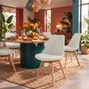 lot de 4 chaises Linares velours Voir les images du produit 3