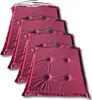 Zestaw 2 poduszek na krzesła 40x40x3 cm wygodne dekoracyjne Podgląd zdjęcia produktu 3