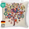 Designer Kissenhülle Eulen-Baum 45x45 cm, Jacquard Produktbild-Vorschau 4