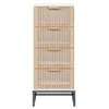 vidaXL Highboard Weiß 40x30x95 cm Holzwerkstoff Produktbild-Vorschau 4
