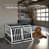 tectake® Hundetransportbox doppel mit schräger Rückwand mit Produktbild-Vorschau 7