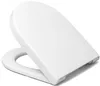 A white toilet seat and lid are shown from a slightly elevated side angle against a white background. Produktbild-Vorschau