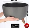 Plastový květináč KADAX "Luri", květináč se třemi zásuvnými Náhled obrázku produktu 2