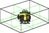Krížový laser profi 4D Laserová vodováha 16 línií Zelená Náhľad obrázku produktu 15