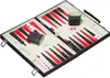 Hochwertiges Backgammon Koffer-Set mit 4 Würfeln, 30 Produktbild-Vorschau 1