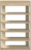 vidaXL Portascarpe in rovere Sonoma 60x30x98 cm Materiale a Anteprima dell’immagine prodotto 4