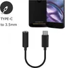 A product image showing a USB-C to 3.5mm audio adapter with a smartphone in the background. Anteprima dell’immagine prodotto