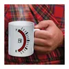 Kaffeetasse Steingut Becher Tankanzeige reagiert auf Wärme Produktbild-Vorschau 8