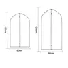 Diagram showing two garment bags with dimensions. Produktbild-Vorschau