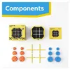 Giiker Tic-Tac-Toe knikkerspel - Geel Productafbeelding-voorbeeld 2