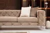 Hanah Home, Como - Dark Cream, Canapés classiques, Canapé 4 Voir les images du produit 2