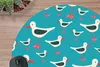 MuchoWow® Mauspad Mousepad Retro - Möwe - Schnittmuster - Produktbild-Vorschau 2
