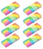 8 Stück Radiergummi Kinder, Regenbogen Radiergummi Weich Produktbild-Vorschau 1